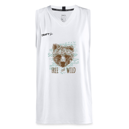 CRAFT Progress teenager basketbalshirt - wit