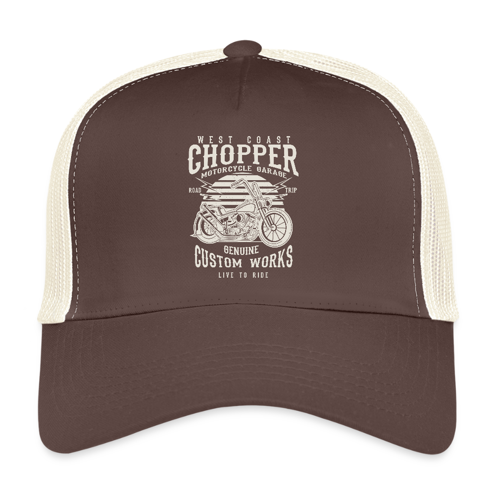 Trucker Cap - bruin/beige