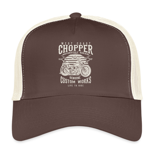 Trucker Cap - bruin/beige