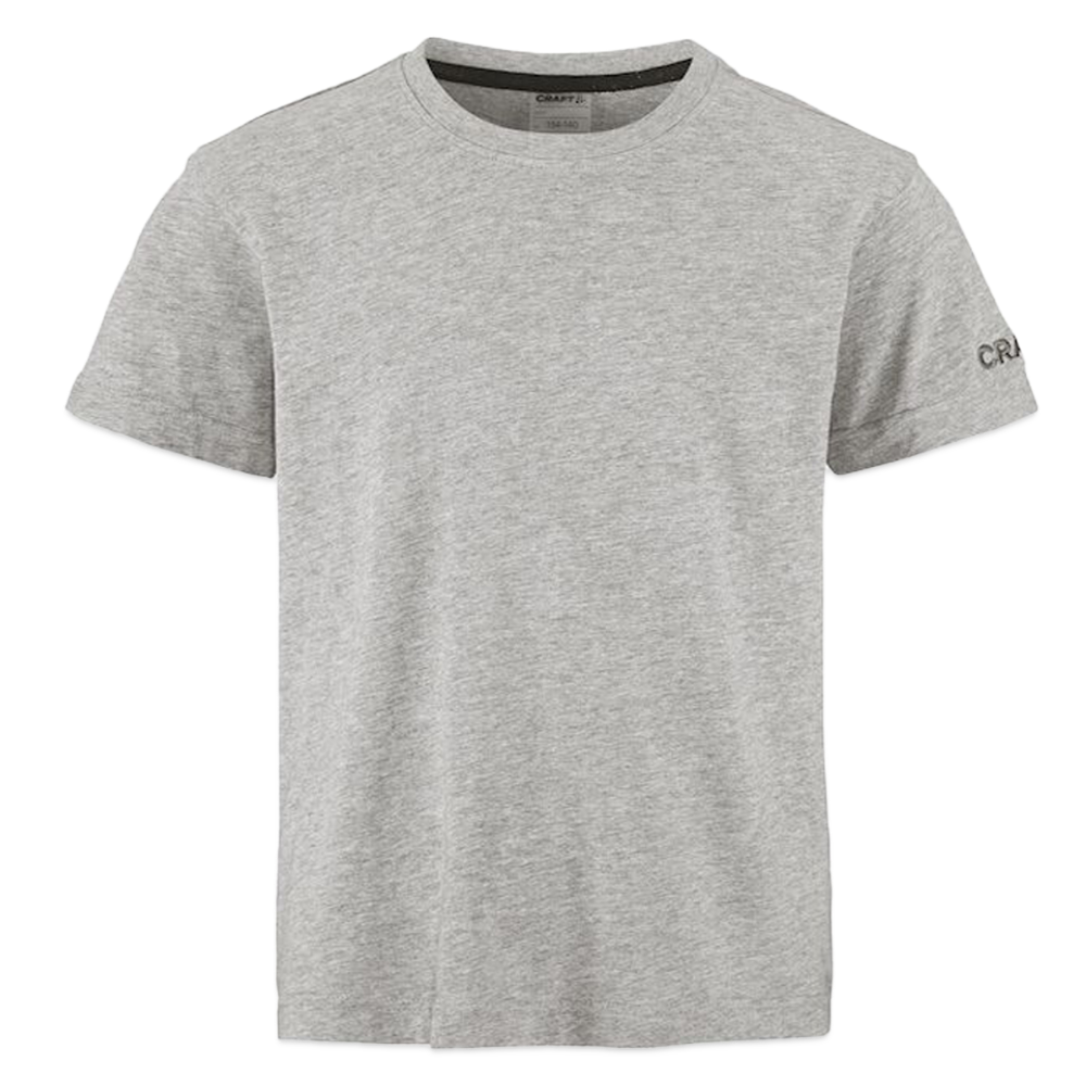 CRAFT Community 2.0 tieners T-shirt - grijs gemêleerd
