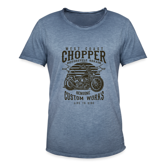 Mannen Vintage T-shirt - vintage denim