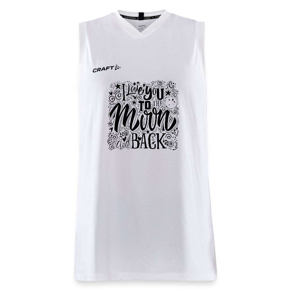 CRAFT Progress kinder-basketbalshirt - wit