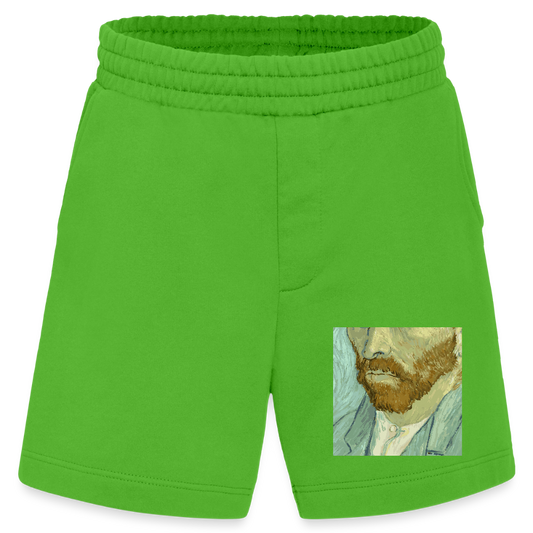 Heavyweight organic shorts made in EU - Apple Neon