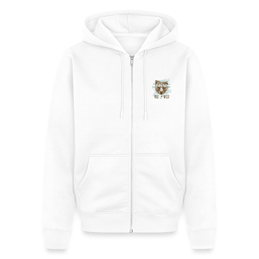 Mannenjack Premium met capuchon - wit