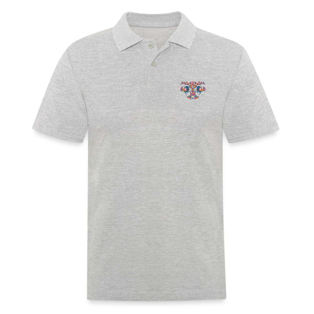 Mannen poloshirt - grijs gemêleerd