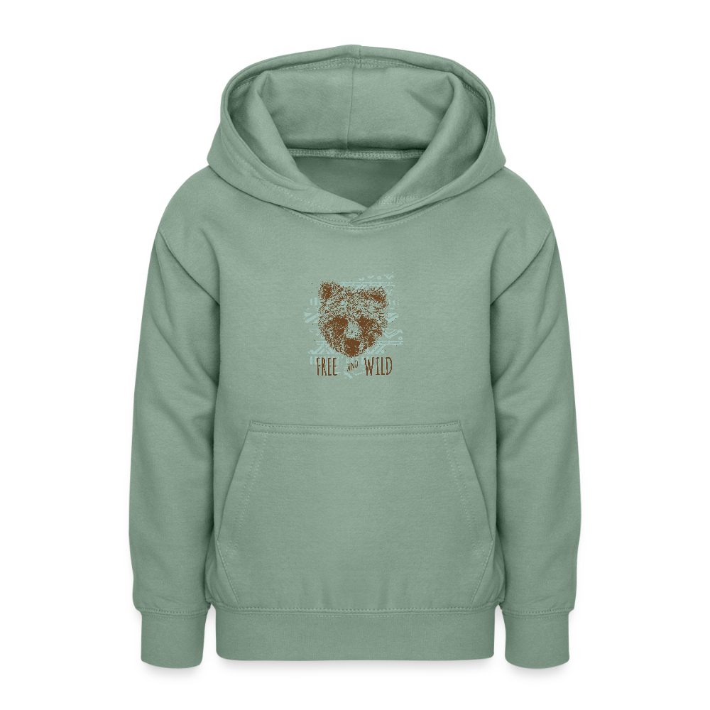 Teenager hoodie - grijsgroen