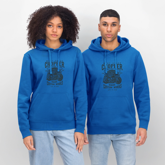 Stanley/Stella Uniseks bio-hoodie DRUMMER - koningsblauw