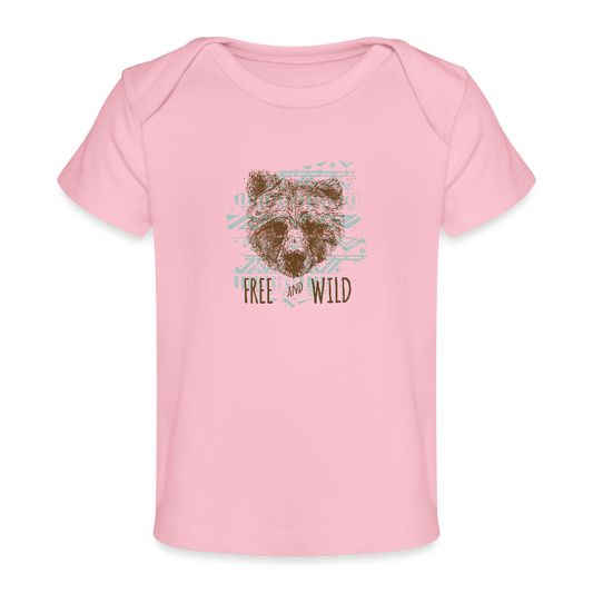 Baby bio-T-shirt - light roze