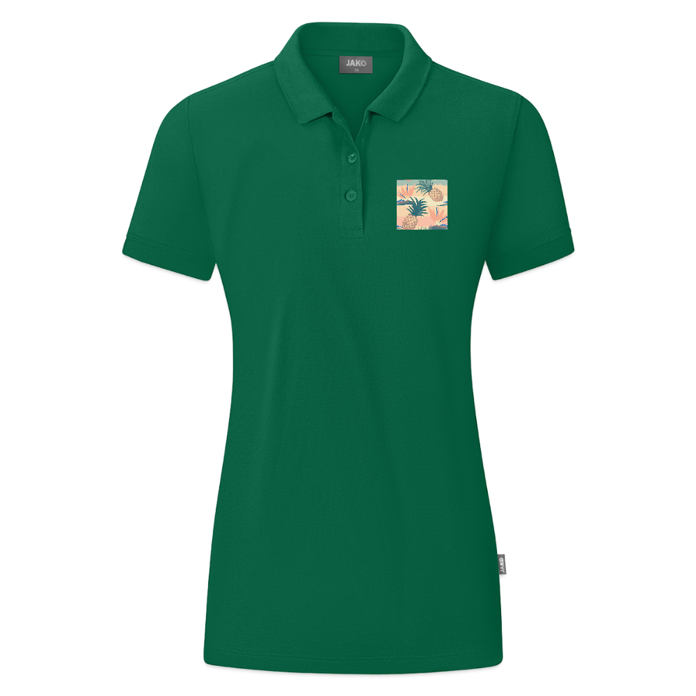 JAKO Vrouwen polo Organic - kelly groen