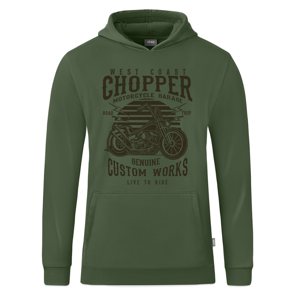 JAKO Teenager hoodie Organic - dennengroen