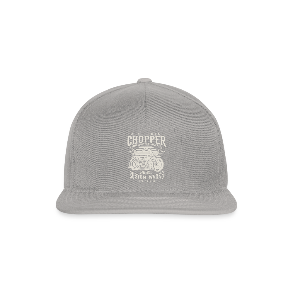 Snapback cap - grafietgrijs/grafietgrijs