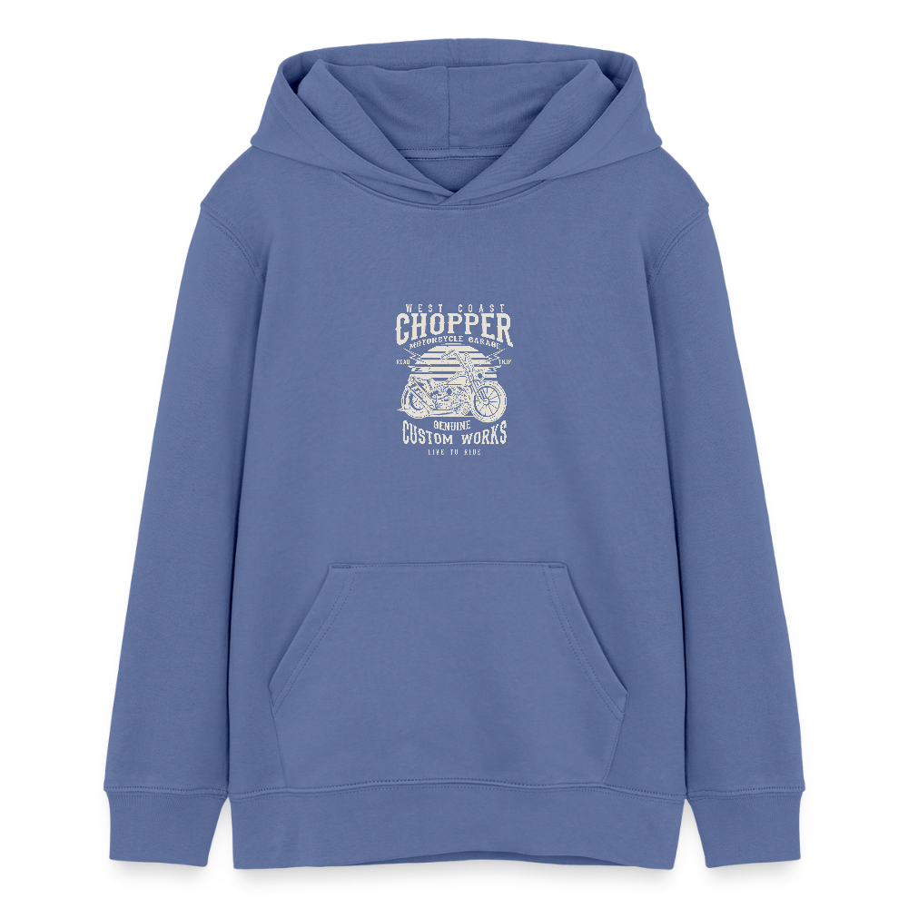 Stanley/Stella Tiener bio-hoodie Mini Cruiser - blauw