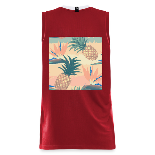 CRAFT Progress kinder-basketbalshirt - donkerrood