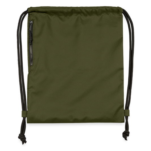 Gymtas van gerecycled materiaal - military green