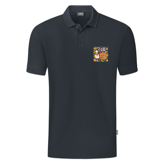 JAKO Teenager polo Organic - houtskool