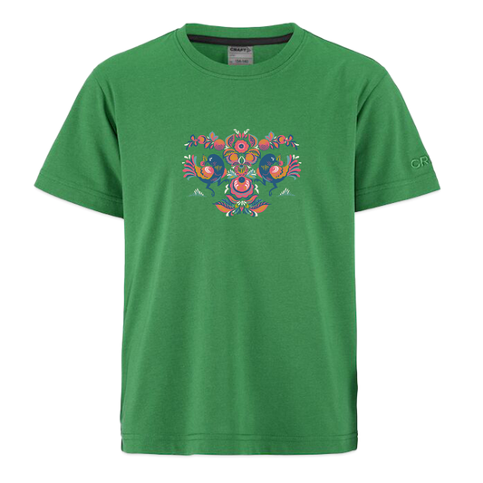 CRAFT Community 2.0 tieners T-shirt - smaragdgroen