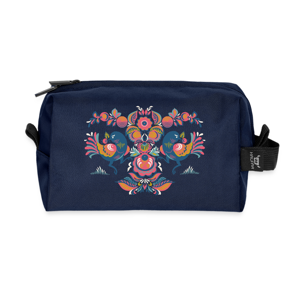 Gerecyclede toilettas - navy