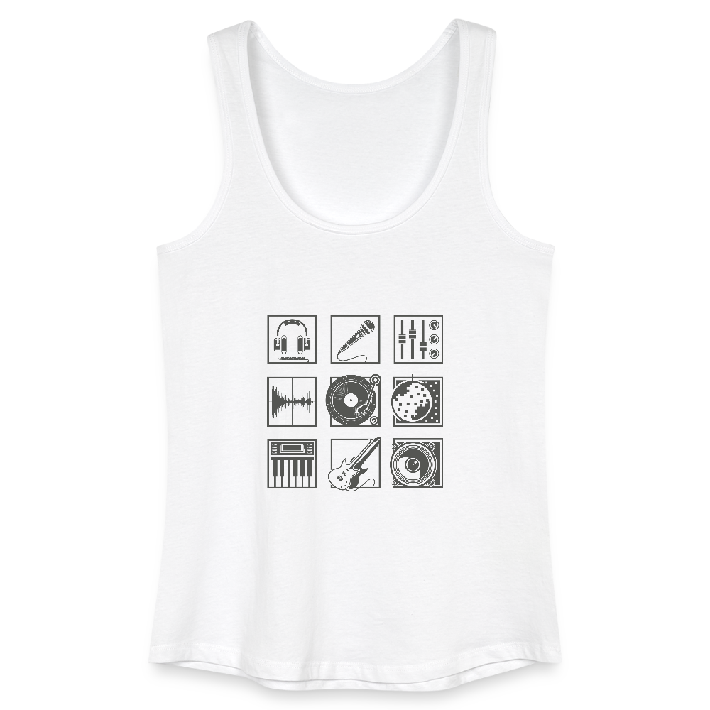 Vrouwen bio tanktop - wit