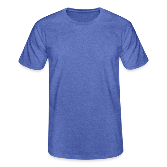 Mannen T-shirt van Fruit of the Loom - blauw gemêleerd