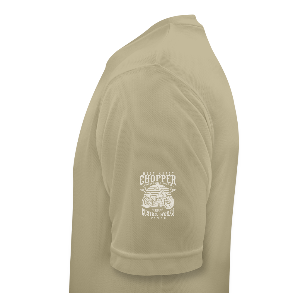 Mannen T-shirt ademend actief - zandbeige