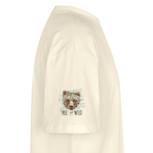 Stanley/Stella Uniseks oversized bio T-shirt Blaster - witgrijs
