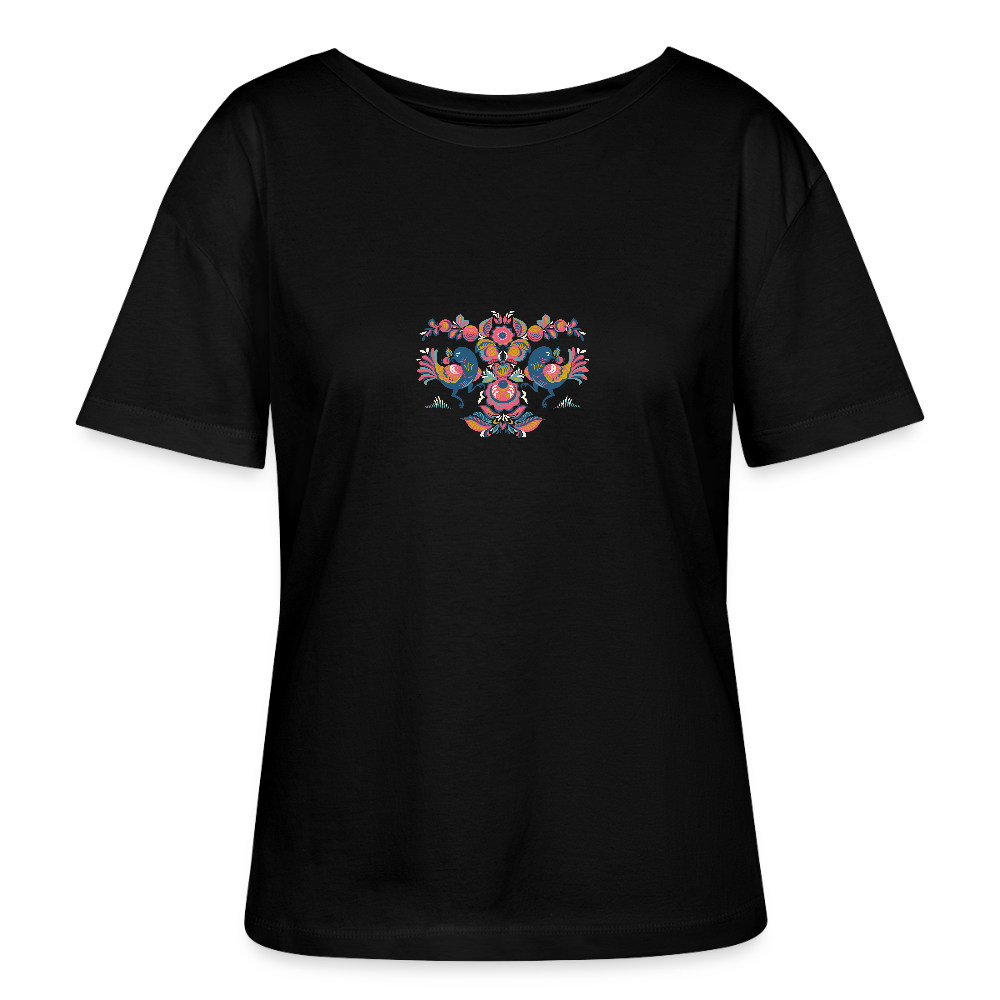 Stanley/Stella Relaxed vrouwen bio-T-shirt met ronde hals SERENA - zwart