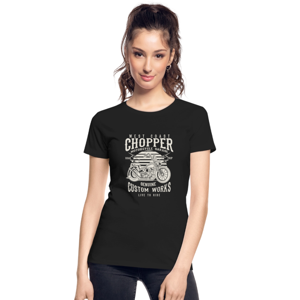 Vrouwen premium bio T-shirt - zwart
