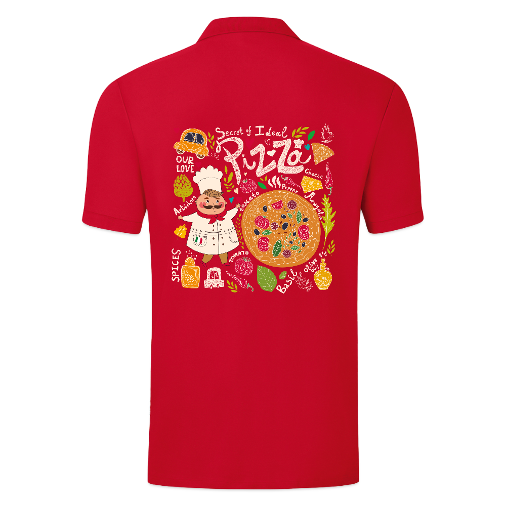 JAKO Teenager polo Organic - rood