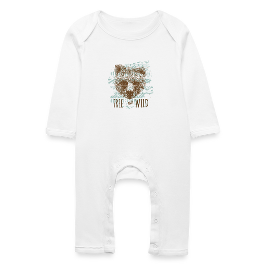 Baby bio kruippakje - wit