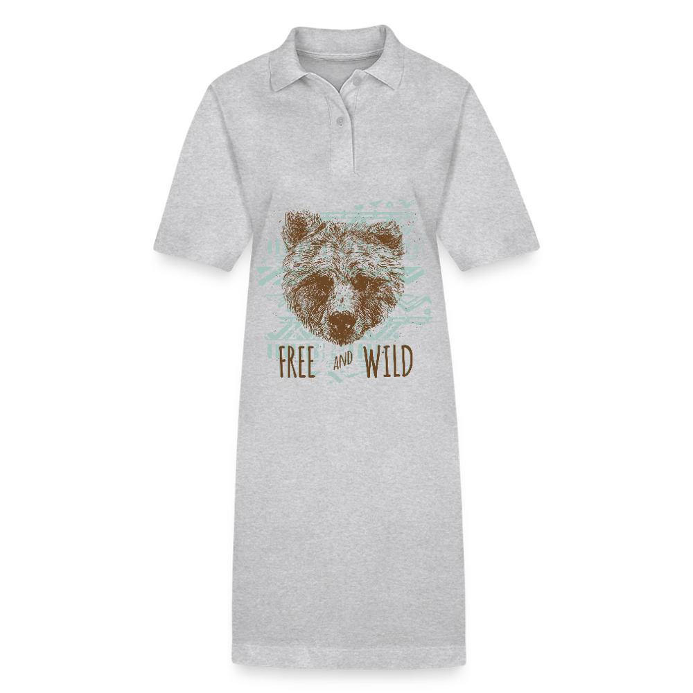 Stanley/Stella Vrouwen bio polojurk PAIGER - grijs gemêleerd