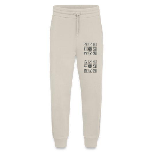 Organic relaxed joggingbroek made in EU - WARM CLAY