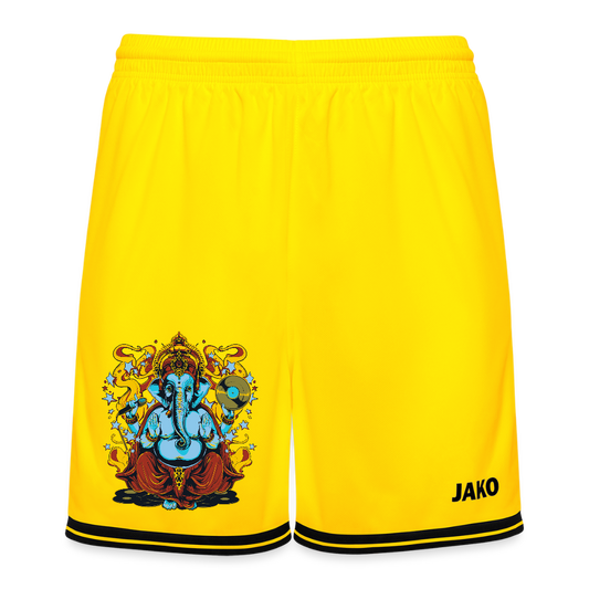 JAKO basketbalshort Center 2.0 - geel/zwart