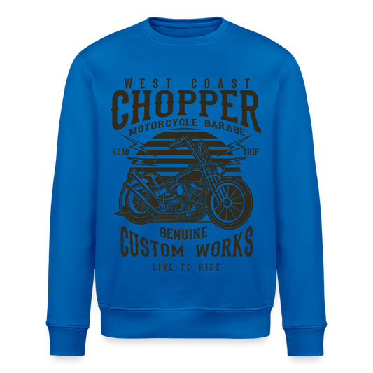 Stanley/Stella Uniseks bio-sweatshirt ROLLER - koningsblauw