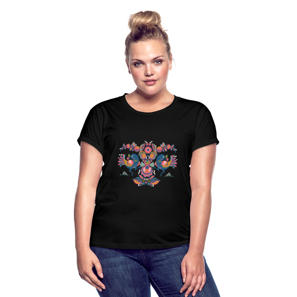 Vrouwen oversize T-shirt - zwart