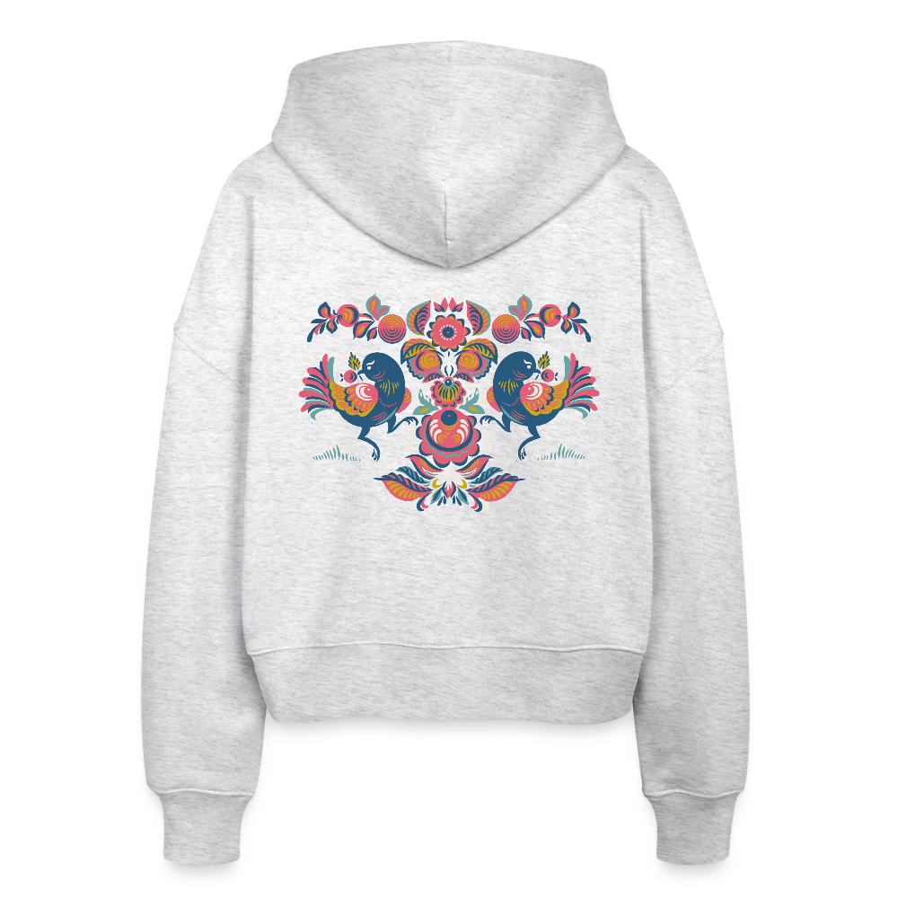 Stanley/Stella Vrouwen bio-ziphoodie Ida - heather wit