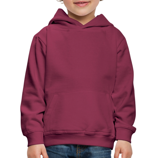 Kinderen trui Premium met capuchon - bordeaux