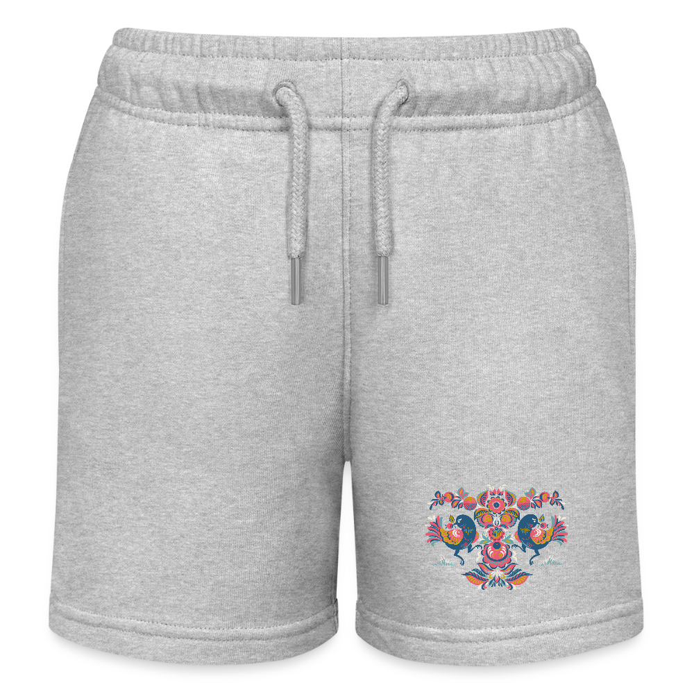 Stanley/Stella Kinder-bio-joggingshorts MINI BOLTER - grijs gemêleerd