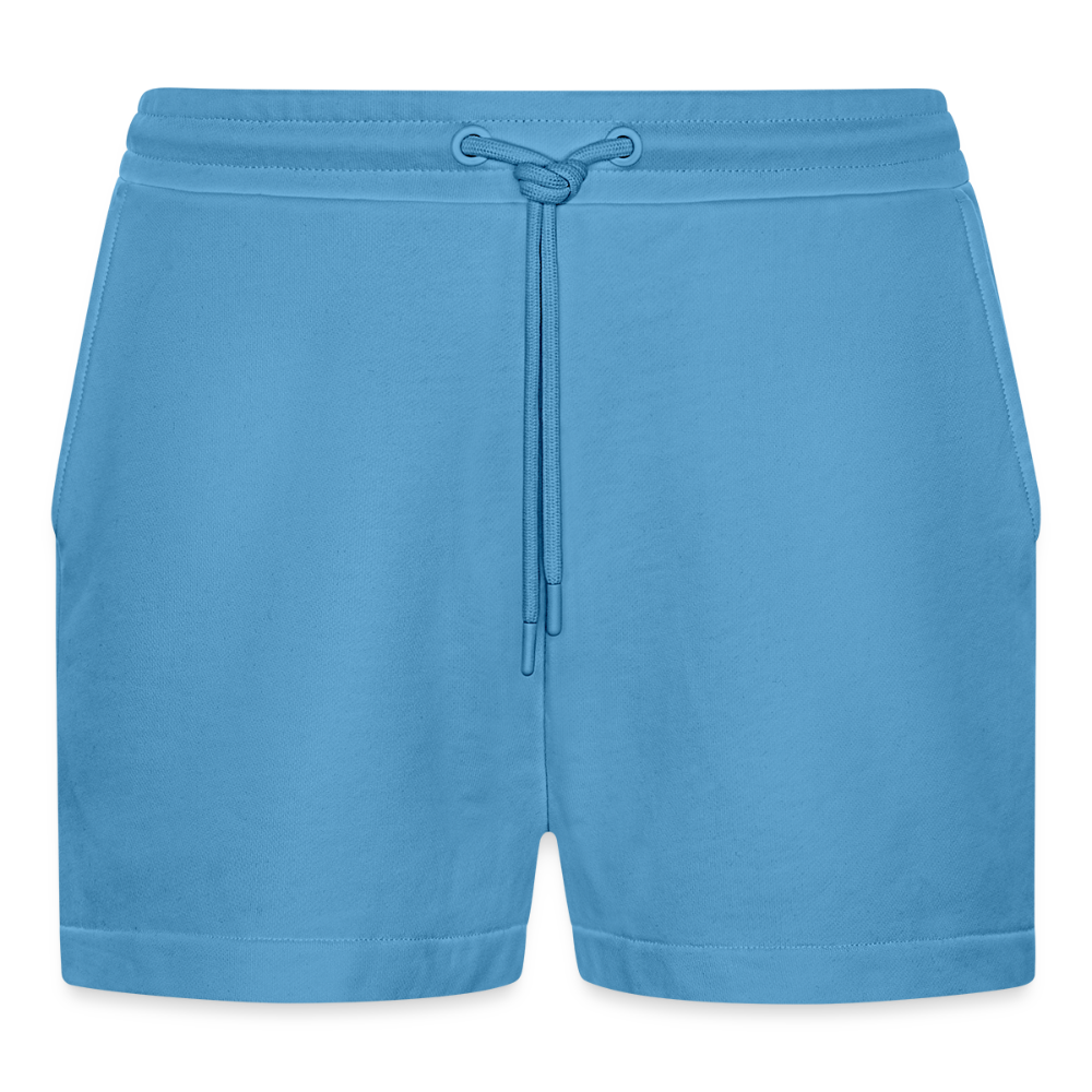Organic relaxed cropped shorts made in EU -  Sol Blue