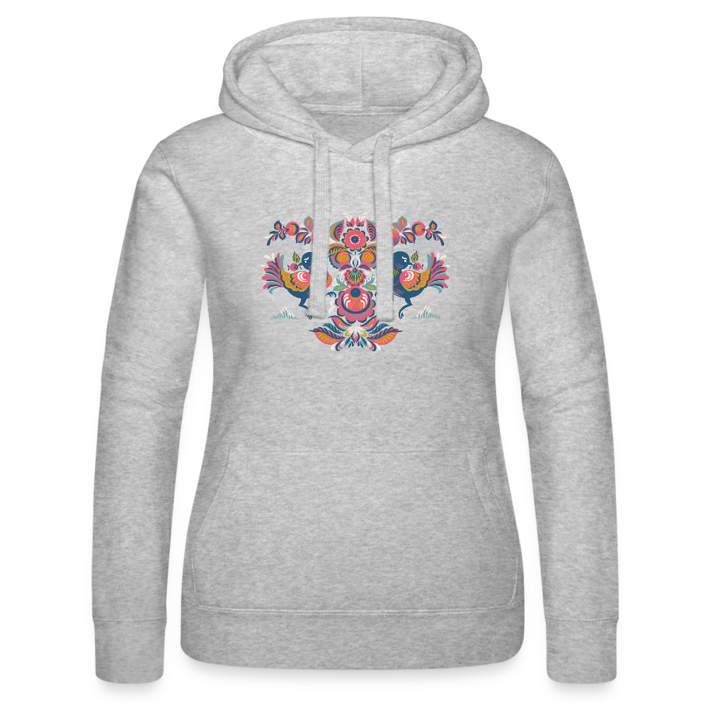 Vrouwenhoodie van Russell - grijs gemêleerd