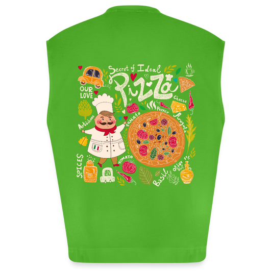 Heavyweight oversized organic tanktop made in EU Unisex - Apple Neon