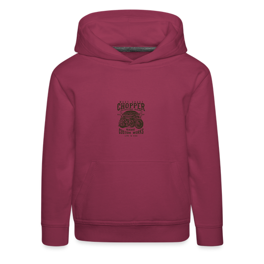 Kinderen trui Premium met capuchon - bordeaux