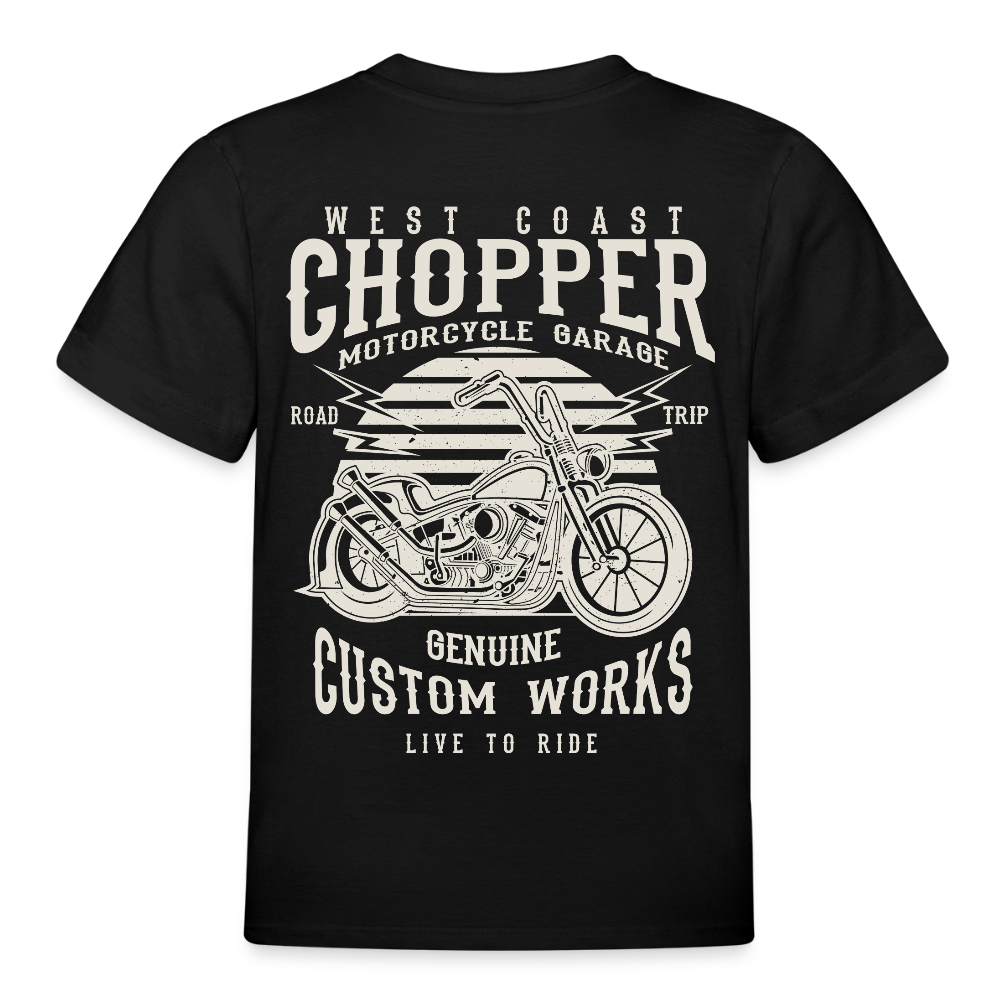 Teenager T-shirt - zwart