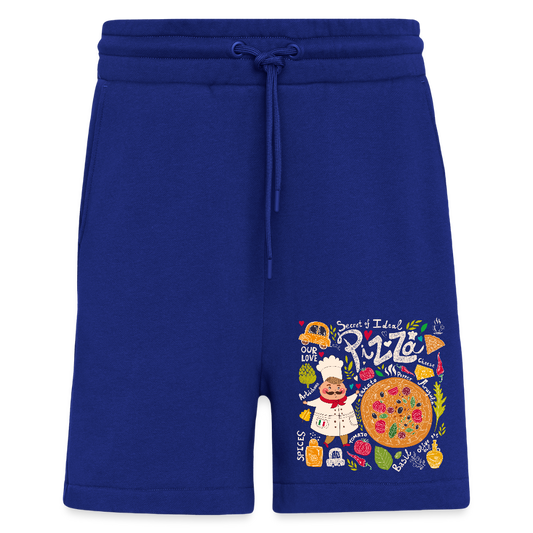 Organic relaxed shorts made in EU - Iconic Blue