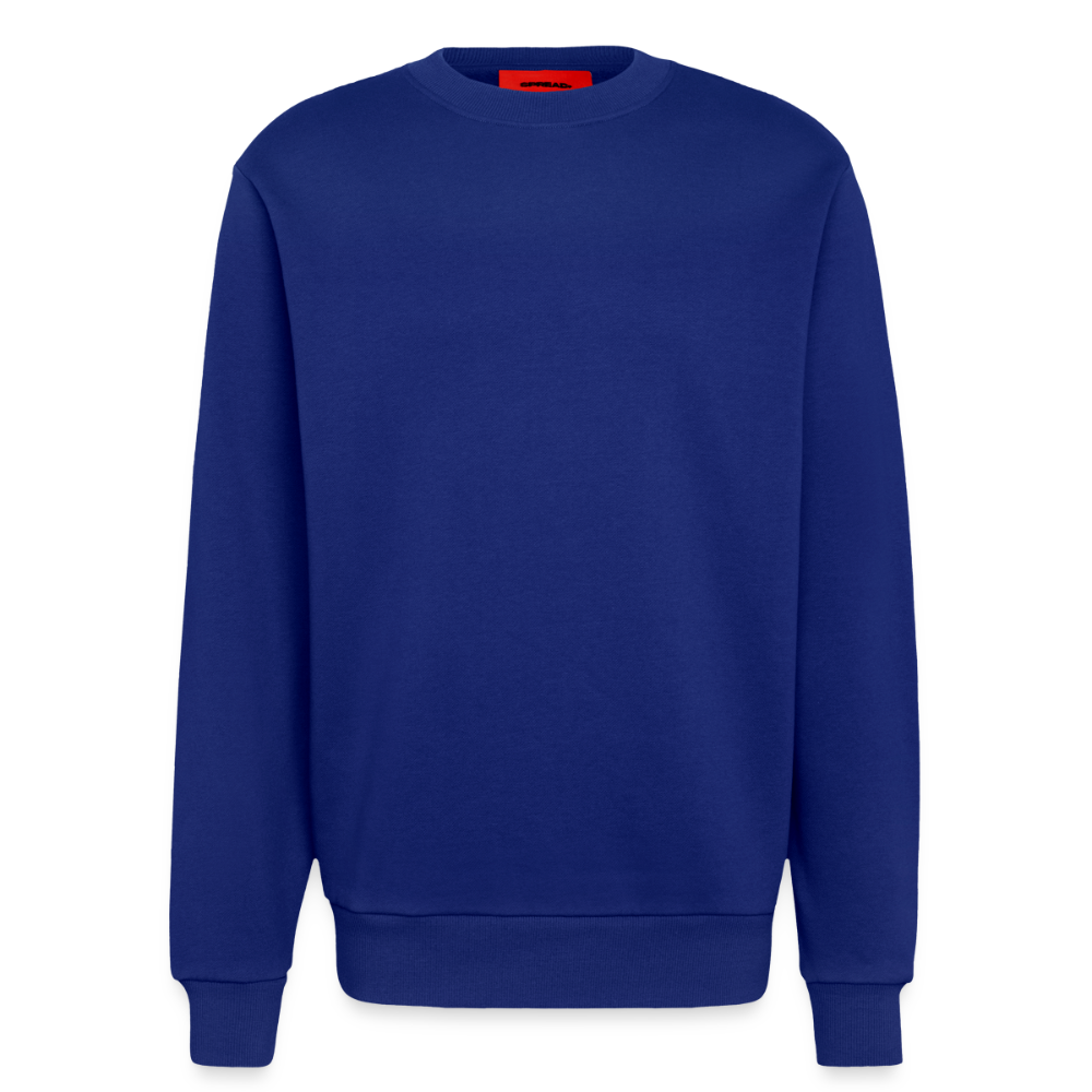 Organic relaxed crewneck made in EU - Iconic Blue