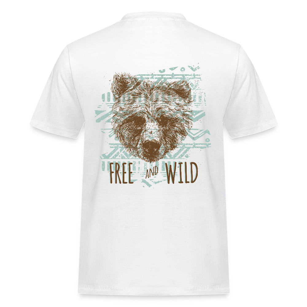 Mannen Workwear T-shirt - wit