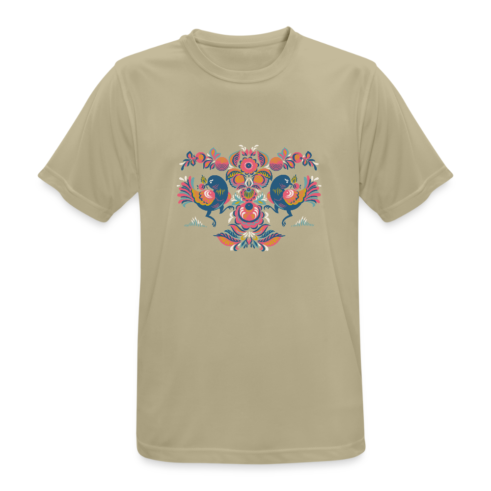 Mannen T-shirt ademend actief - zandbeige