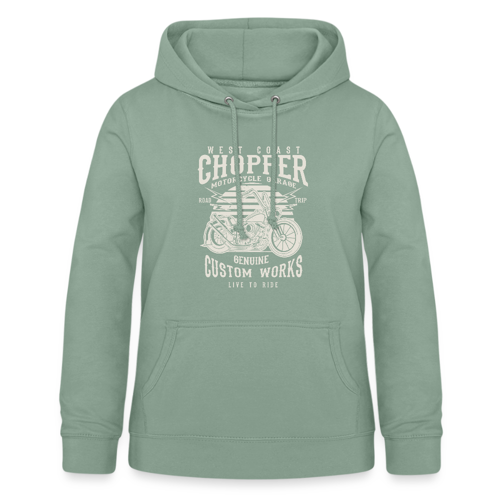 Vrouwen hoodie - grijsgroen