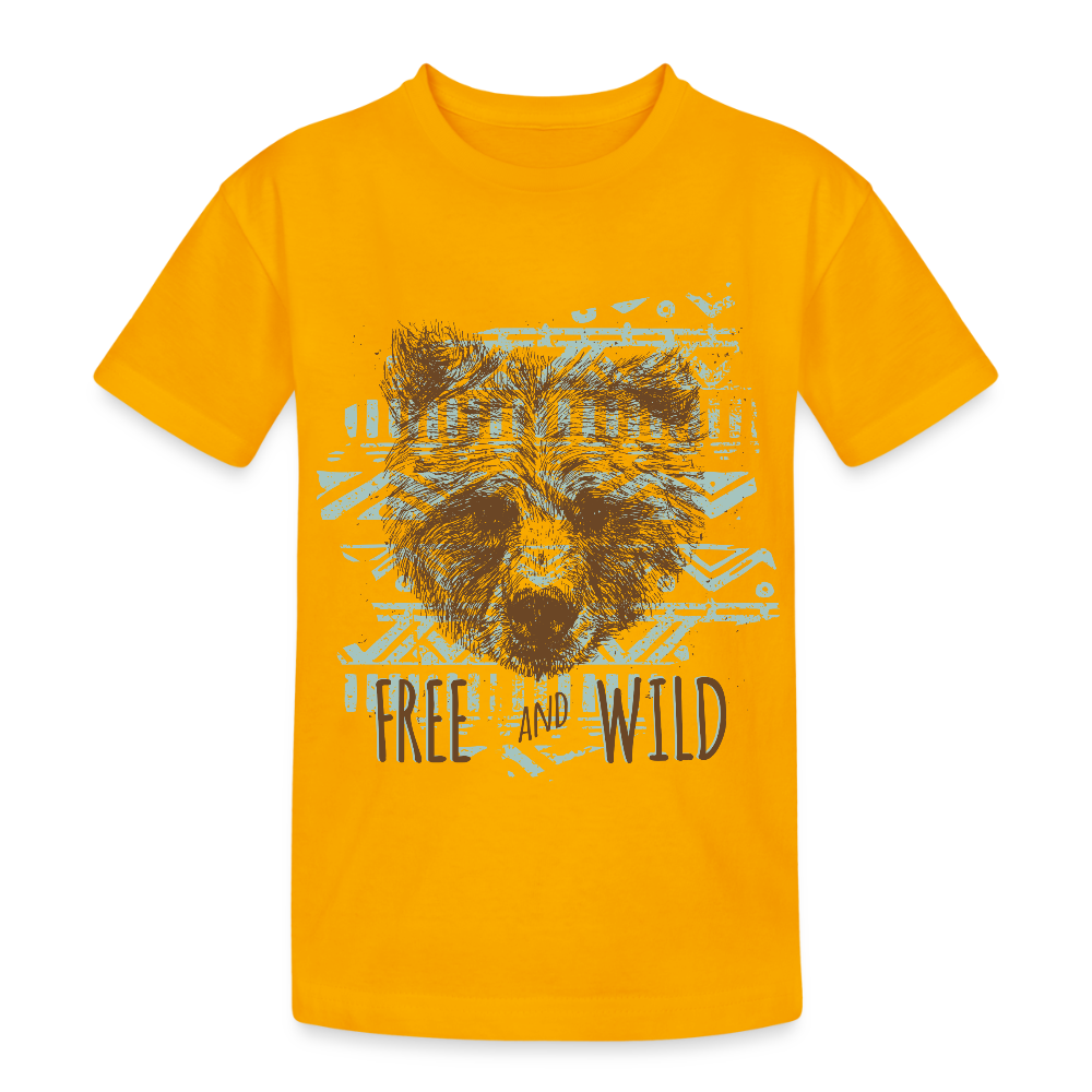Kinderen Heavy Cotton T-shirt - goud