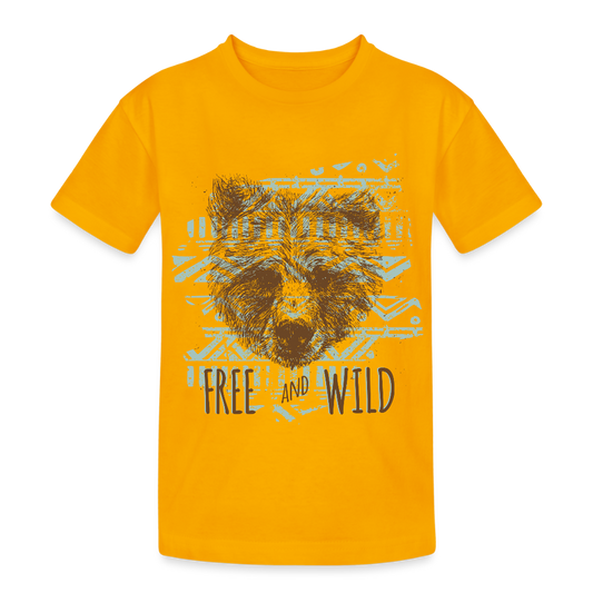 Kinderen Heavy Cotton T-shirt - goud