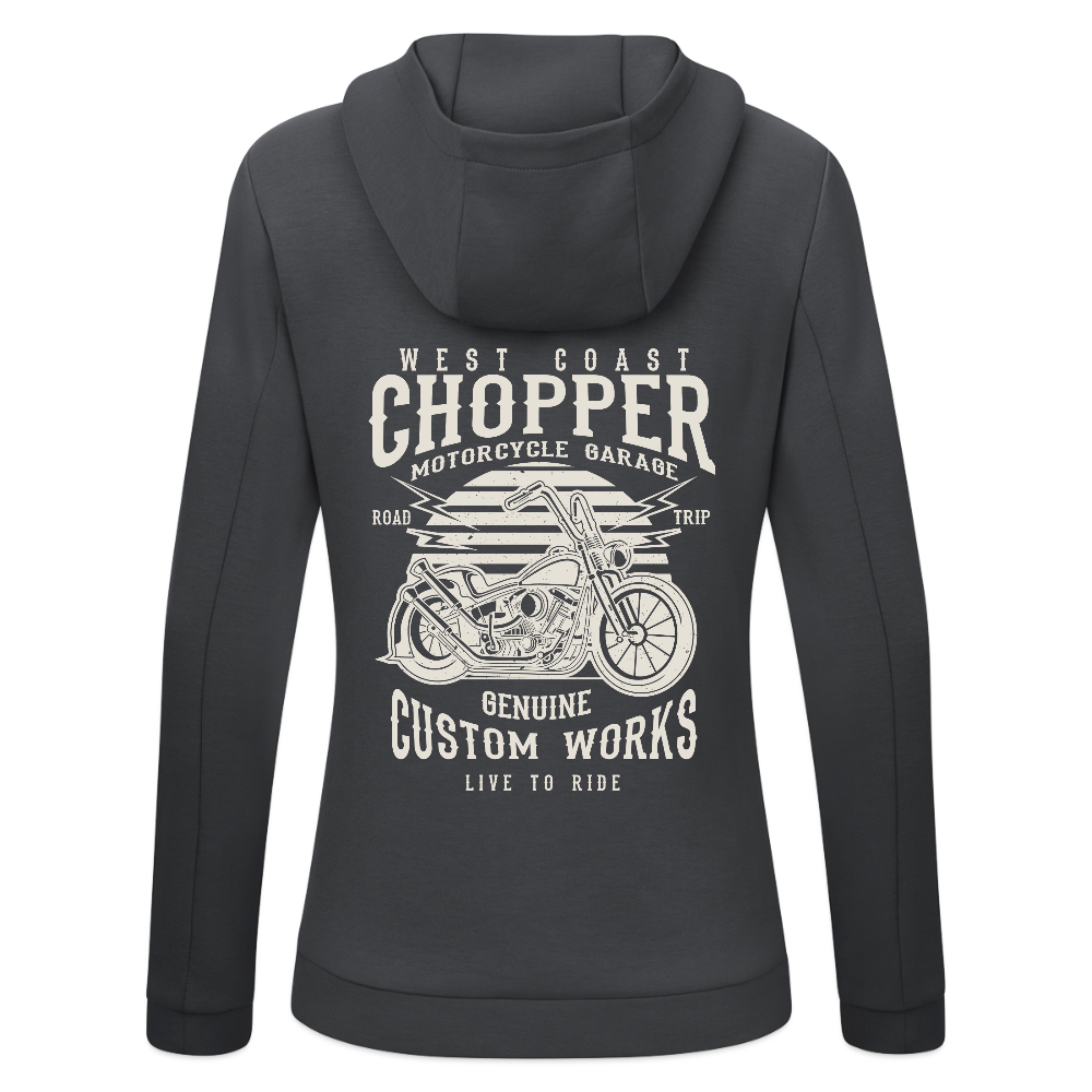 JAKO Vrouwen ziphoodie Pro Casual - grafietgrijs